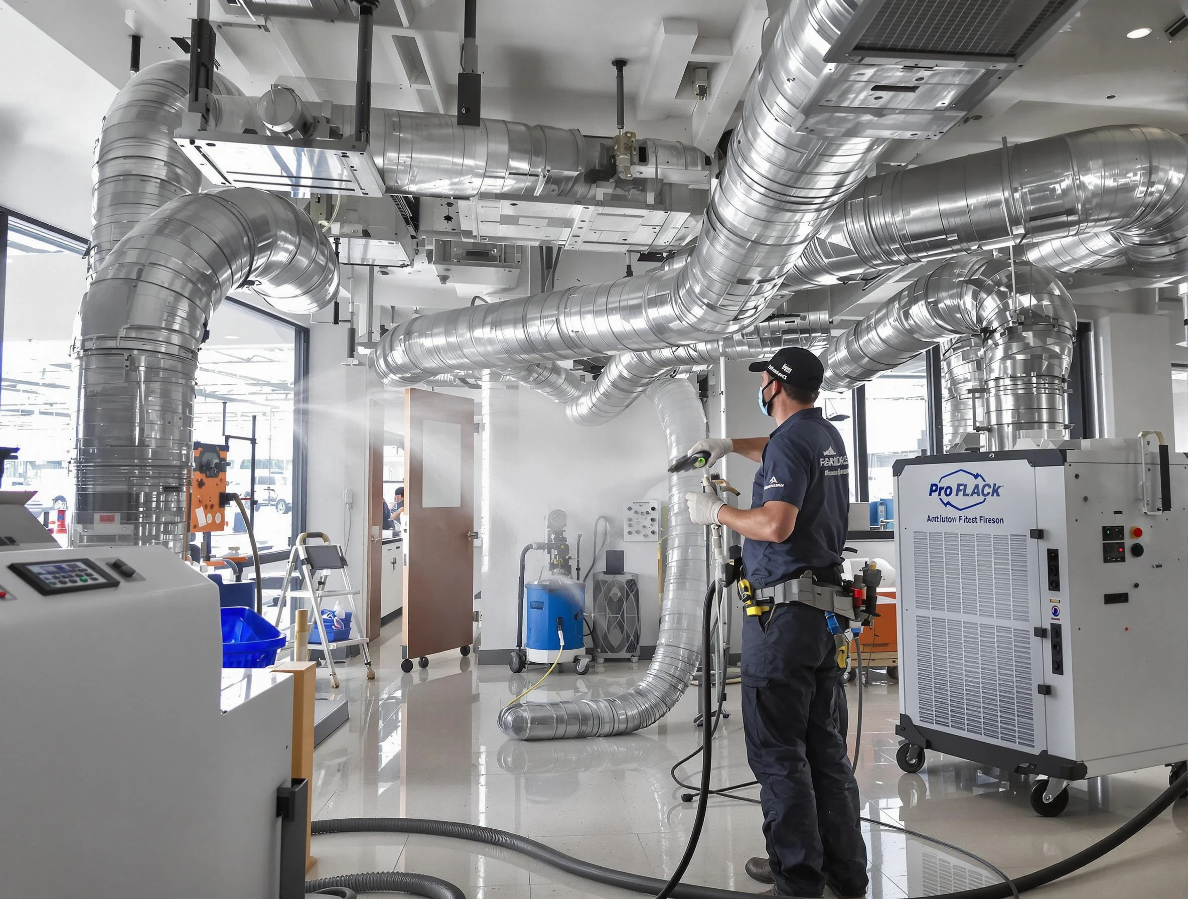 Negative Pressure Air Duct Cleaning in Ponderosa Park